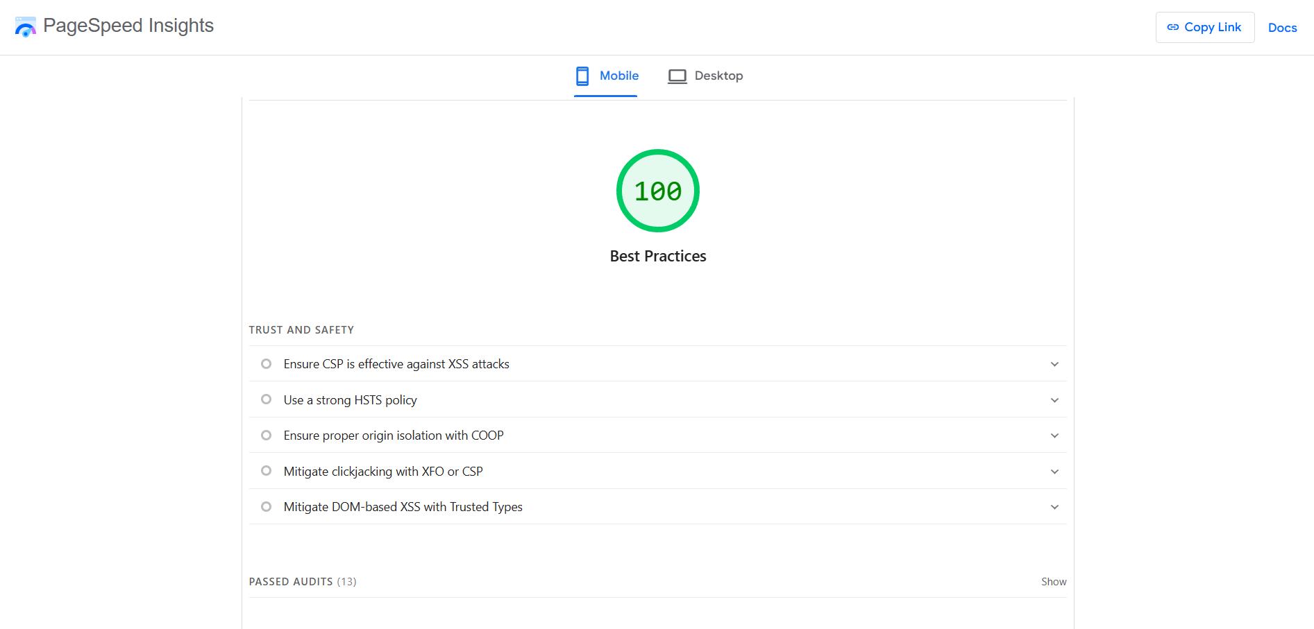 PageSpeed Insights Mobile Report 7